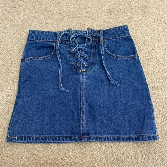 Forever 21 Denim Jeans Skirt - Picture 1 of 2